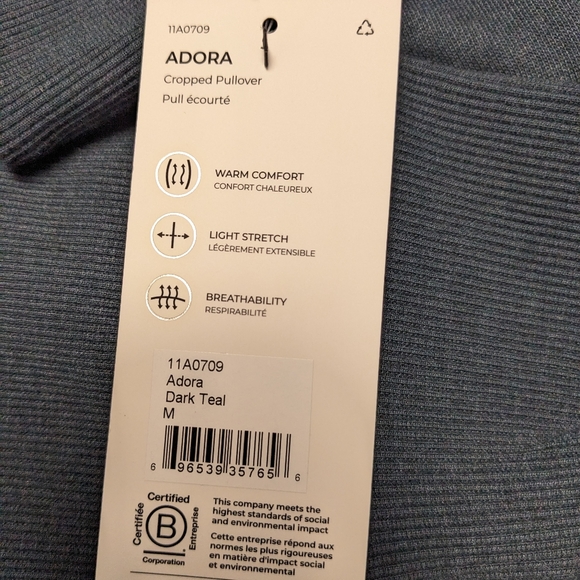 NWT/MPG Sport "Adora" Cropped Front Top - Picture 6 of 12